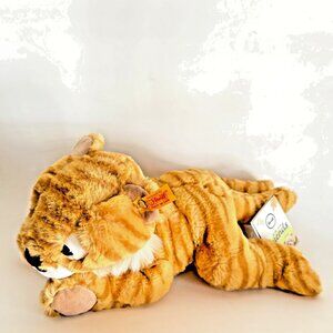 New soft Steiff 067600 Soft Cuddly Friends Toni Tiger Cub 12" floppy cuddly NWT